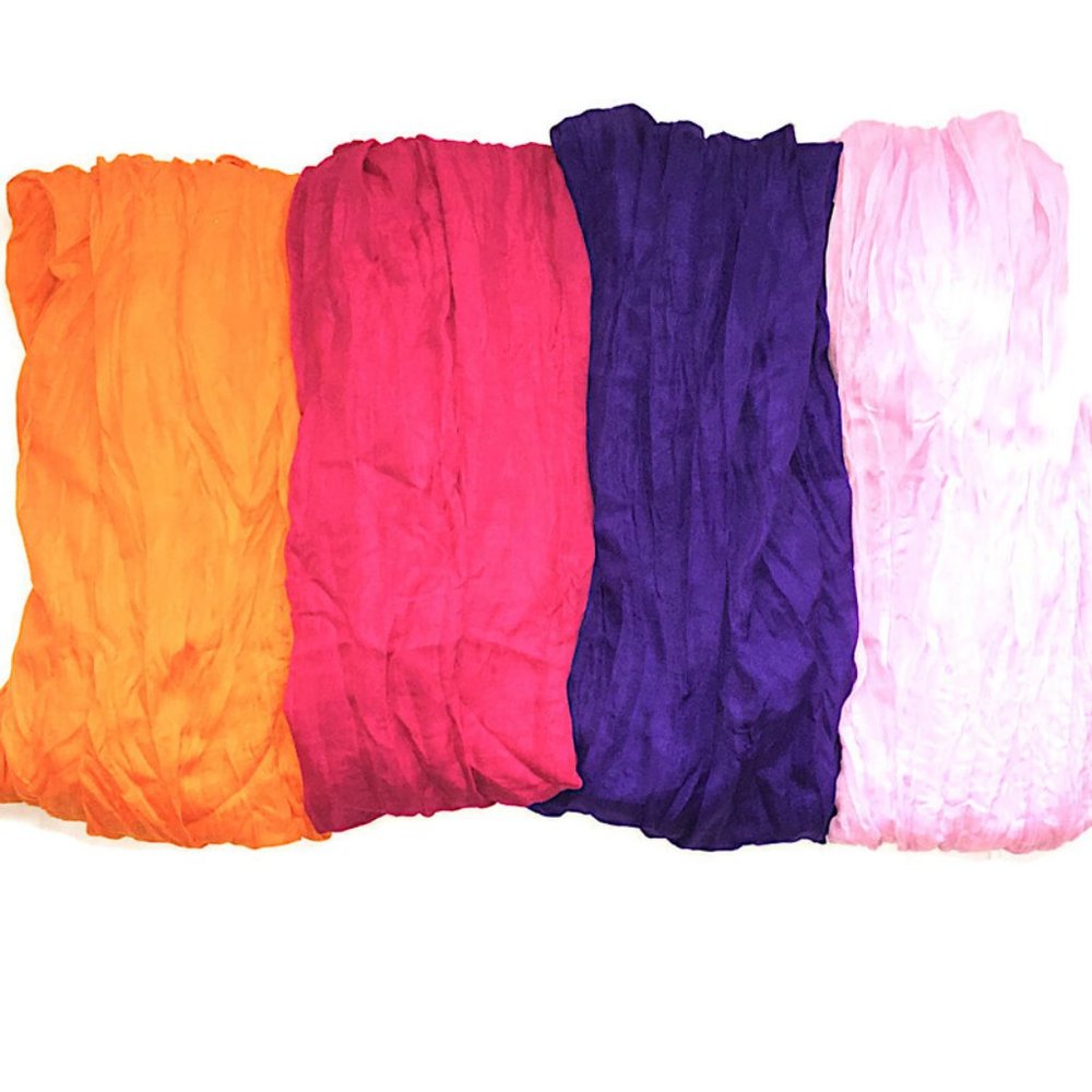 Scarves, bundle of 4 scarves